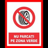 Placuta nu parcati pe zona verde